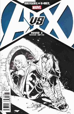 Avengers vs X-Men #3 Pichelli Incentive Sketch Variant Cover [Comic] LARGE