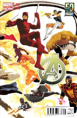 Avengers #12 Avengers 50th Anniversary Cover [Comic] LARGE