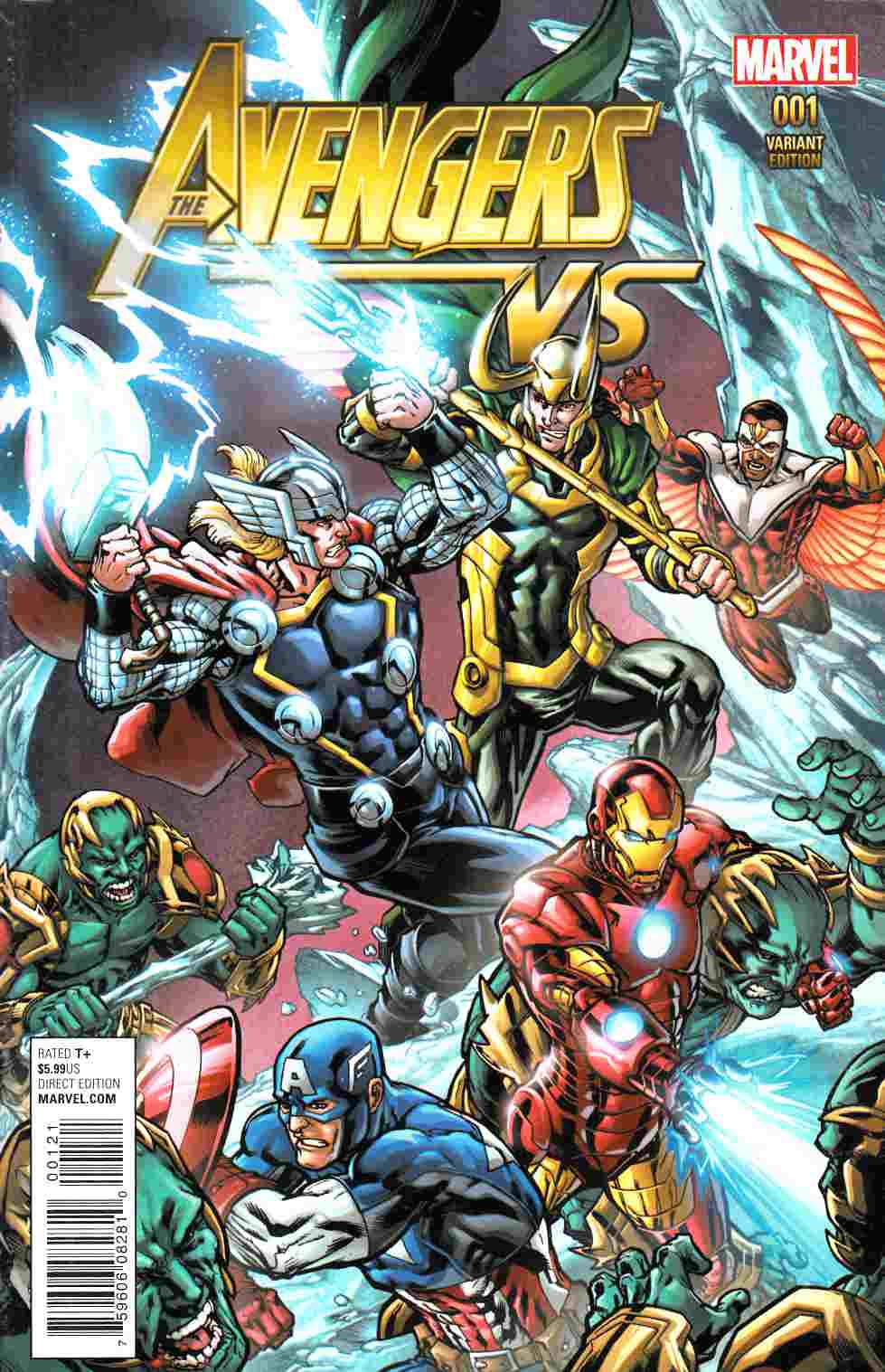 Avengers vs #1 Ryan Variant Cover [Marvel Comic] THUMBNAIL