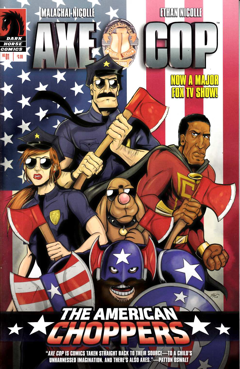 Axe Cop American Choppers #1 [Dark Horse Comic] LARGE