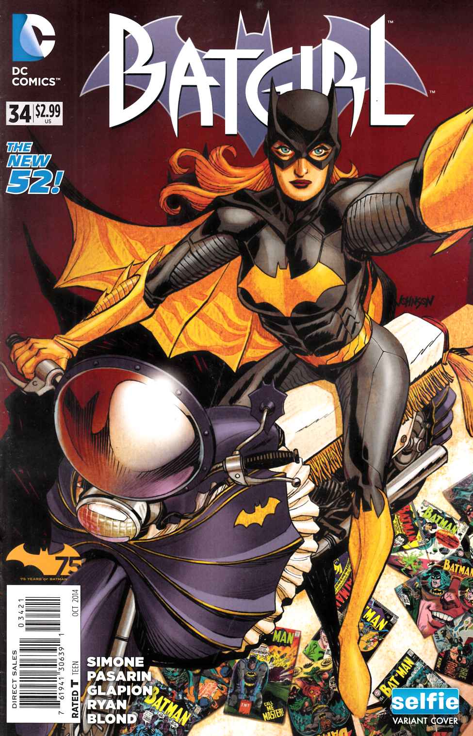 Batgirl #34 DCU Selfie Variant Cover [DC Comic]