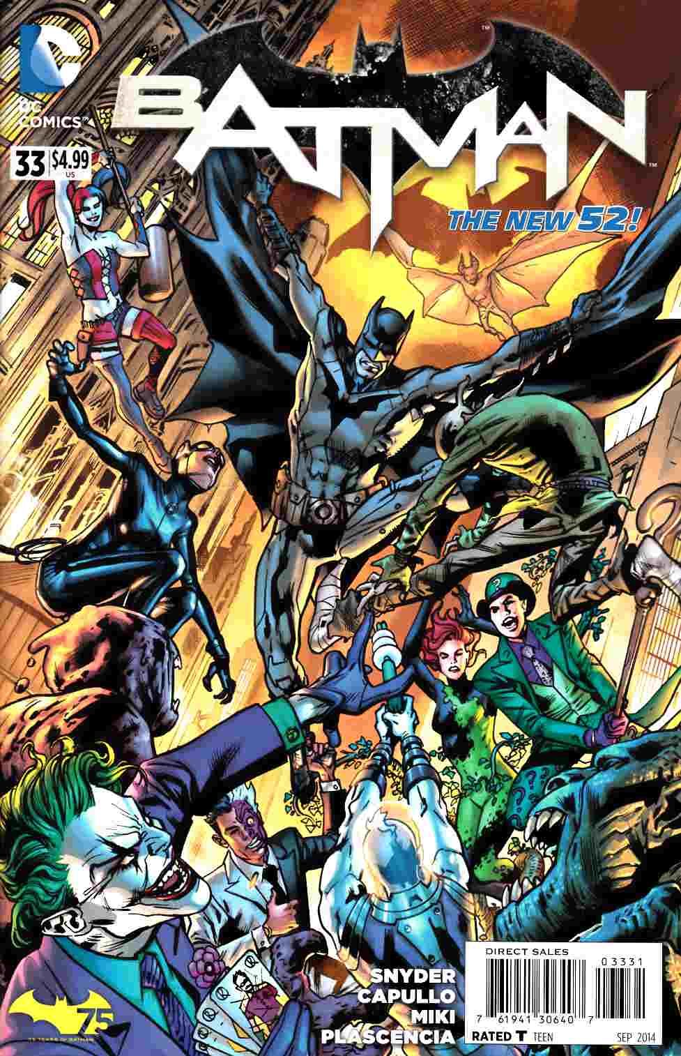 Batman #33 Batman 75th Variant Cover [Comic] THUMBNAIL