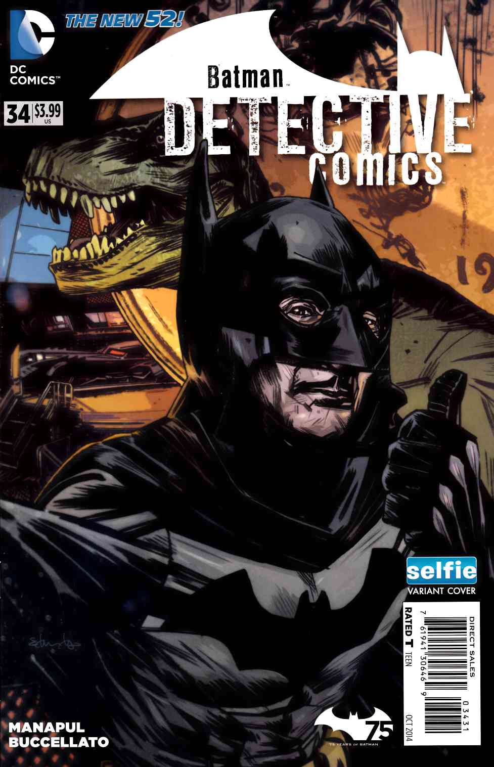 Detective Comics #34 DCU Selfie Variant Cover Near Mint (9.4) [DC Comic] THUMBNAIL