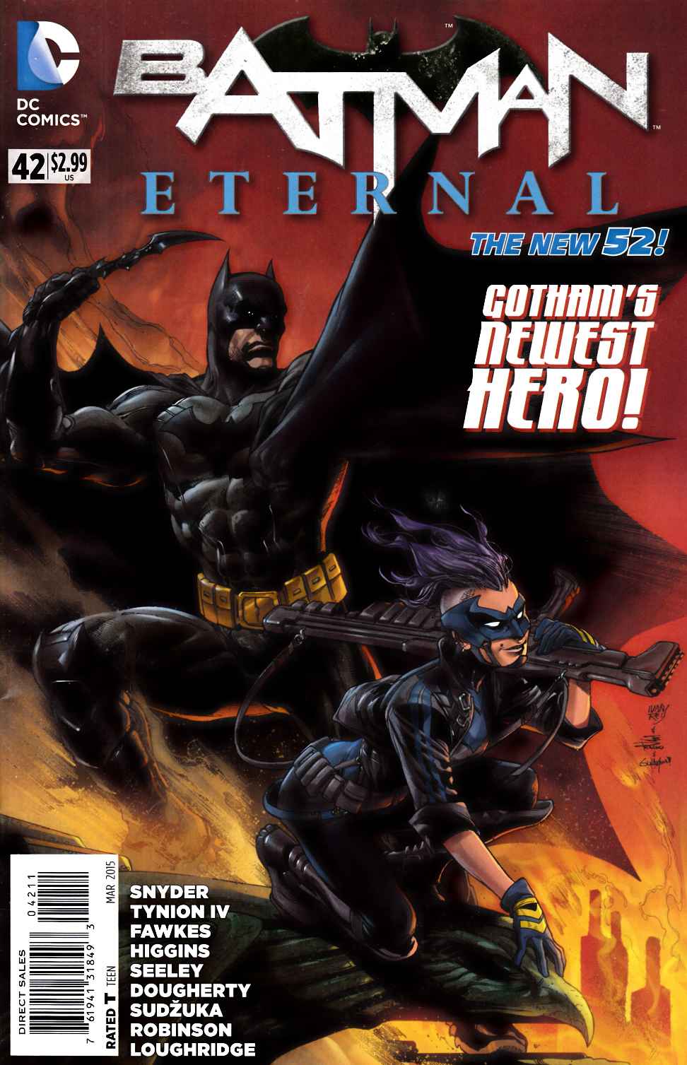 Batman Eternal #42 Near Mint (9.4) [DC Comic] LARGE