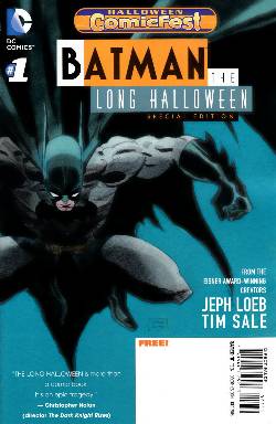 Batman the Long Halloween #1 2013 Halloween ComicFest Special Edition [Comic] LARGE