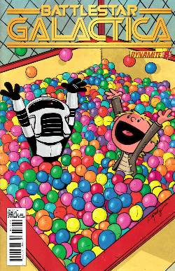Battlestar Galactica #8 Eliopoulos Cute Subscription Cover [Dynamite Comic] LARGE