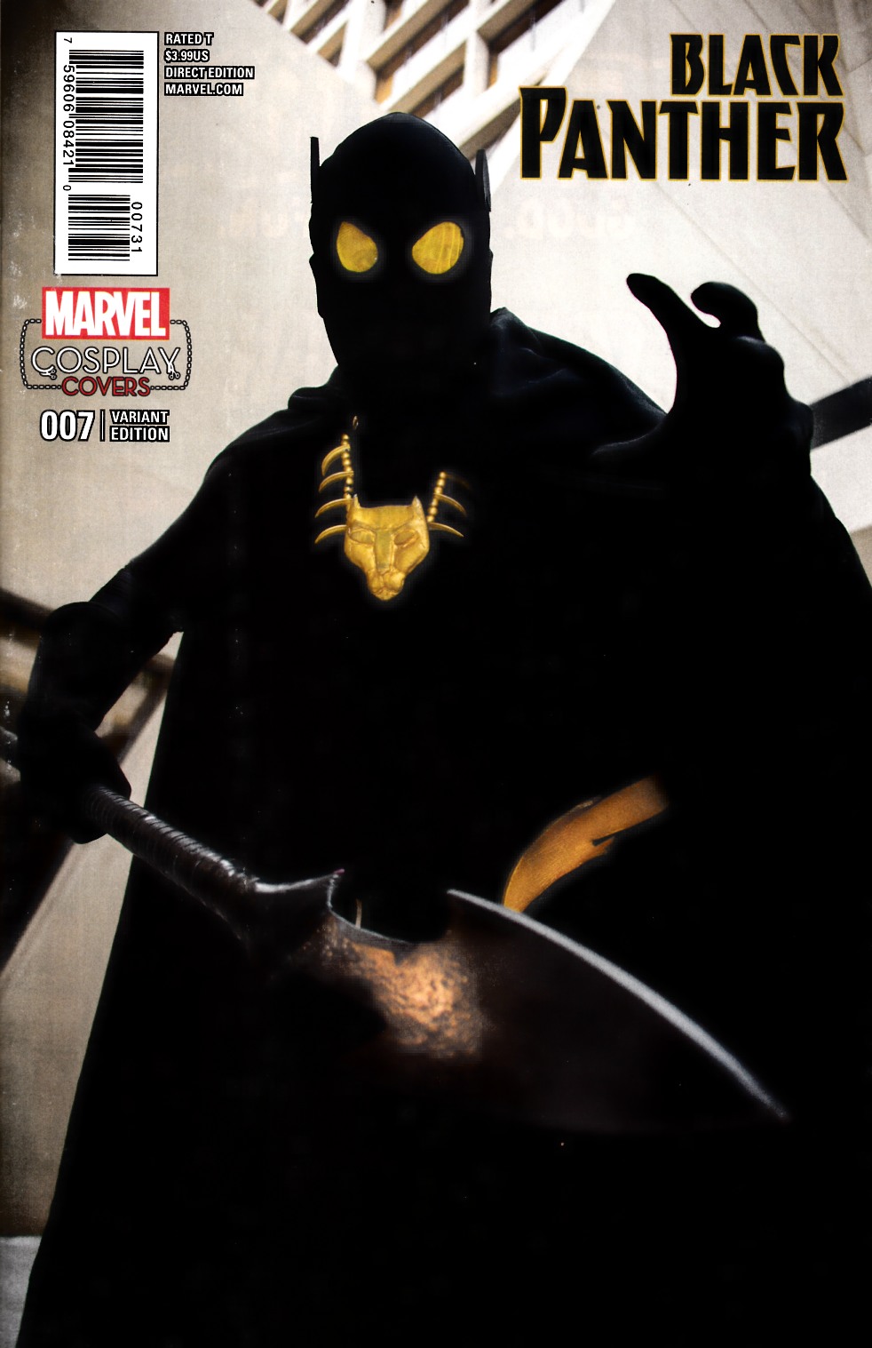 Black Panther #7 Cosplay Variant Cover Fine (6.0) [Marvel Comic] THUMBNAIL