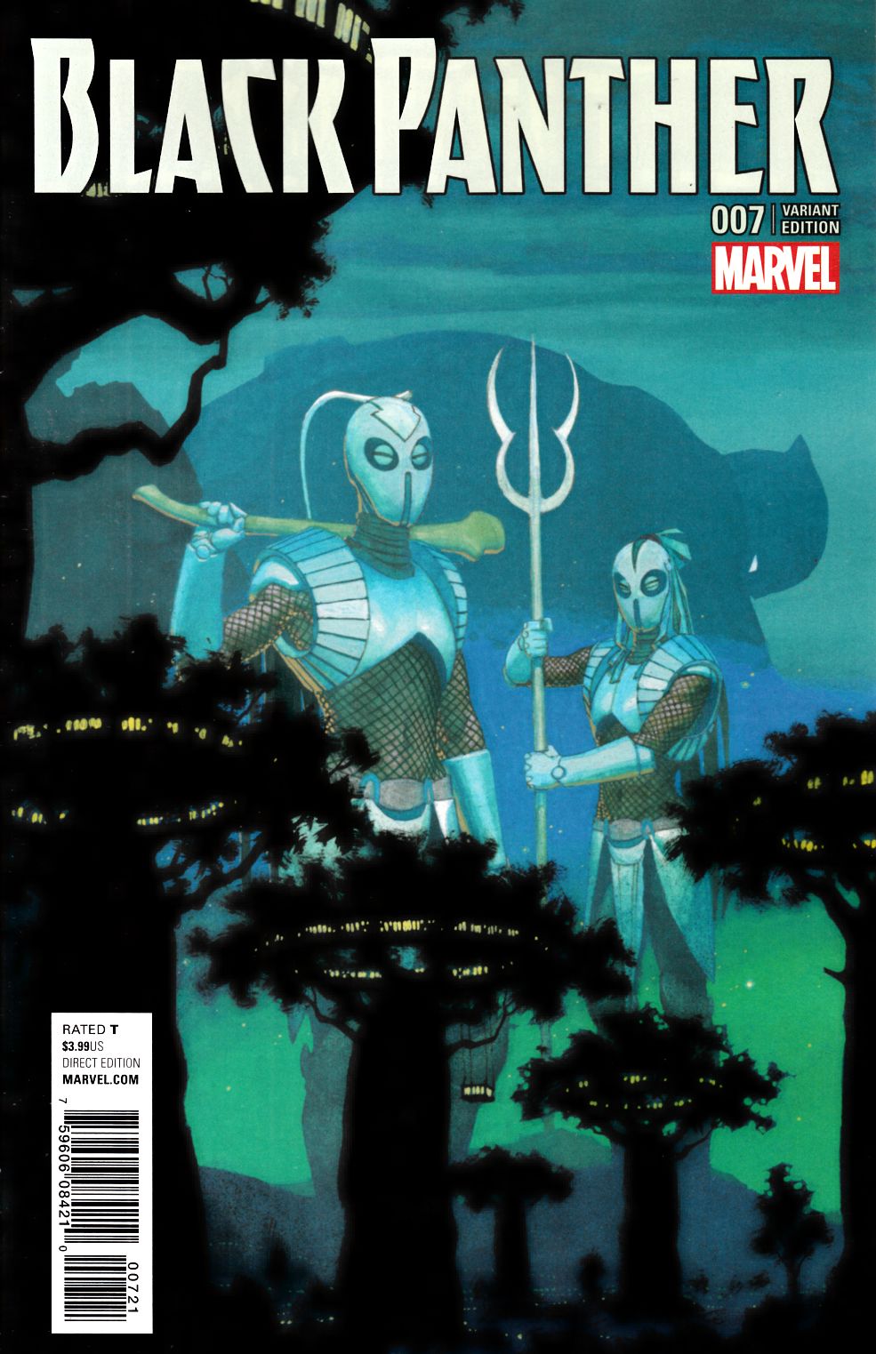 Black Panther #7 Ribic Connecting C Variant Cover Very Fine (8.0) [Marvel Comic] THUMBNAIL