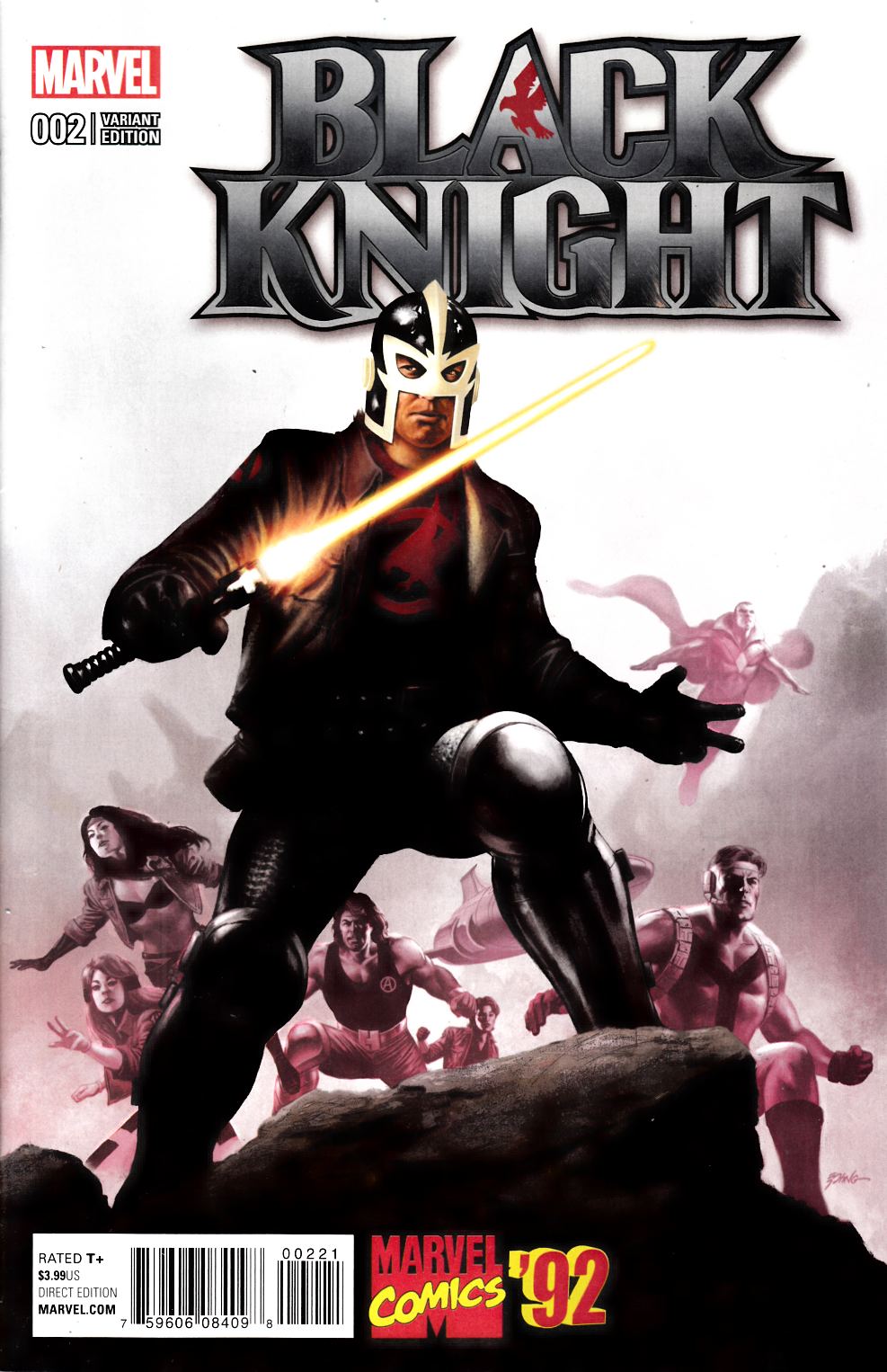Black Knight #2 Epting Marvel 92 Variant Cover [Marvel Comic] LARGE