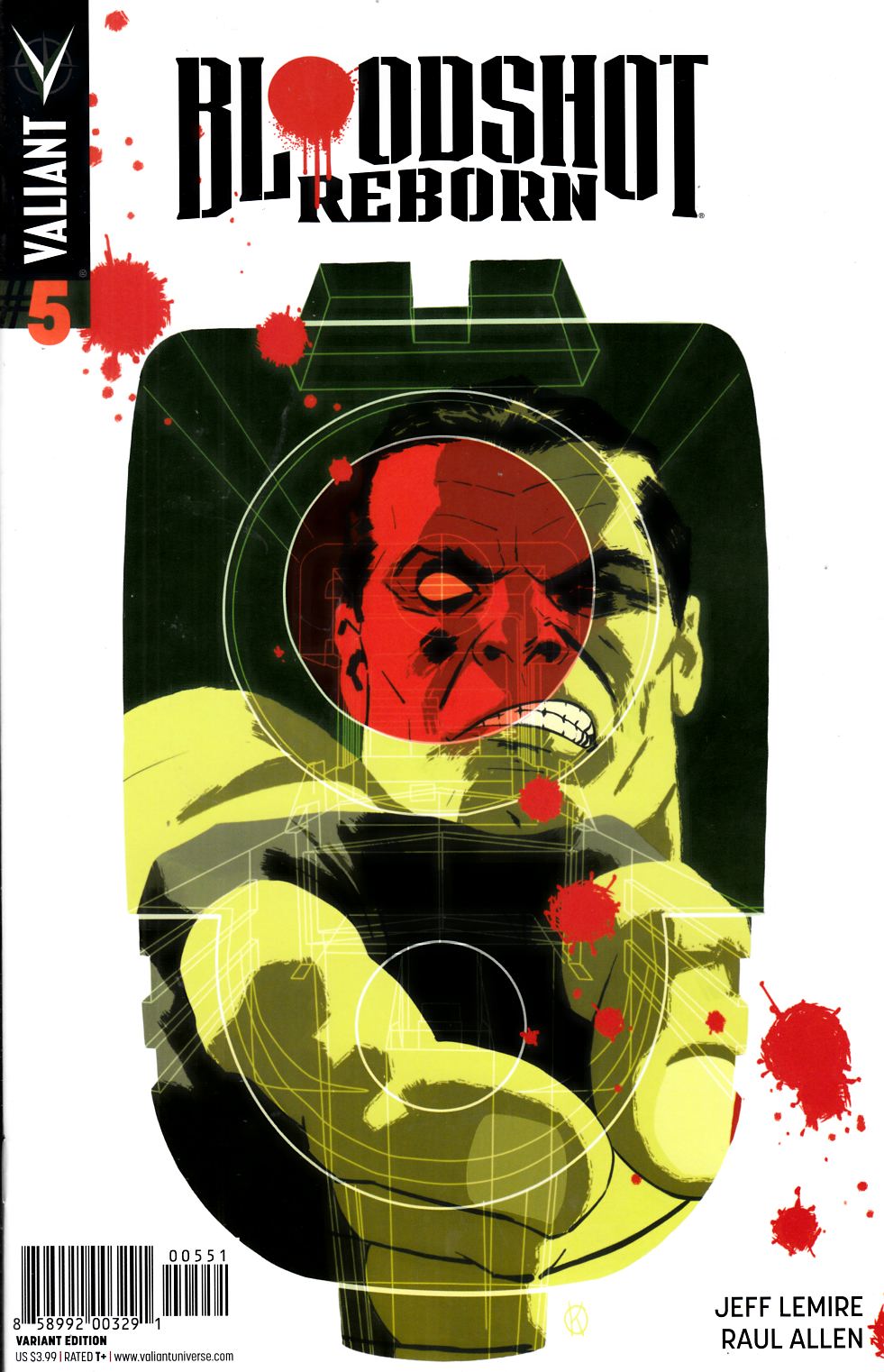 Bloodshot Reborn #5 Cover E- Kano Incentive [Valiant Comic] THUMBNAIL