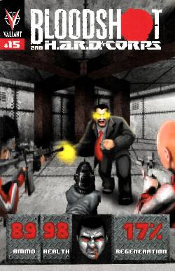 Bloodshot & Hard Corps (Vu) #15 8-Bit Variant Cover [Comic] LARGE