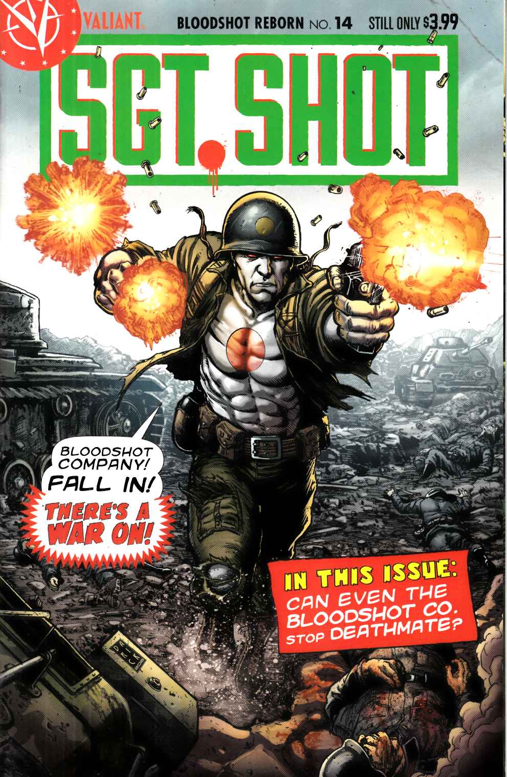 Bloodshot Reborn #14 Cover G- Robertson Incentive [Valiant Comic] THUMBNAIL