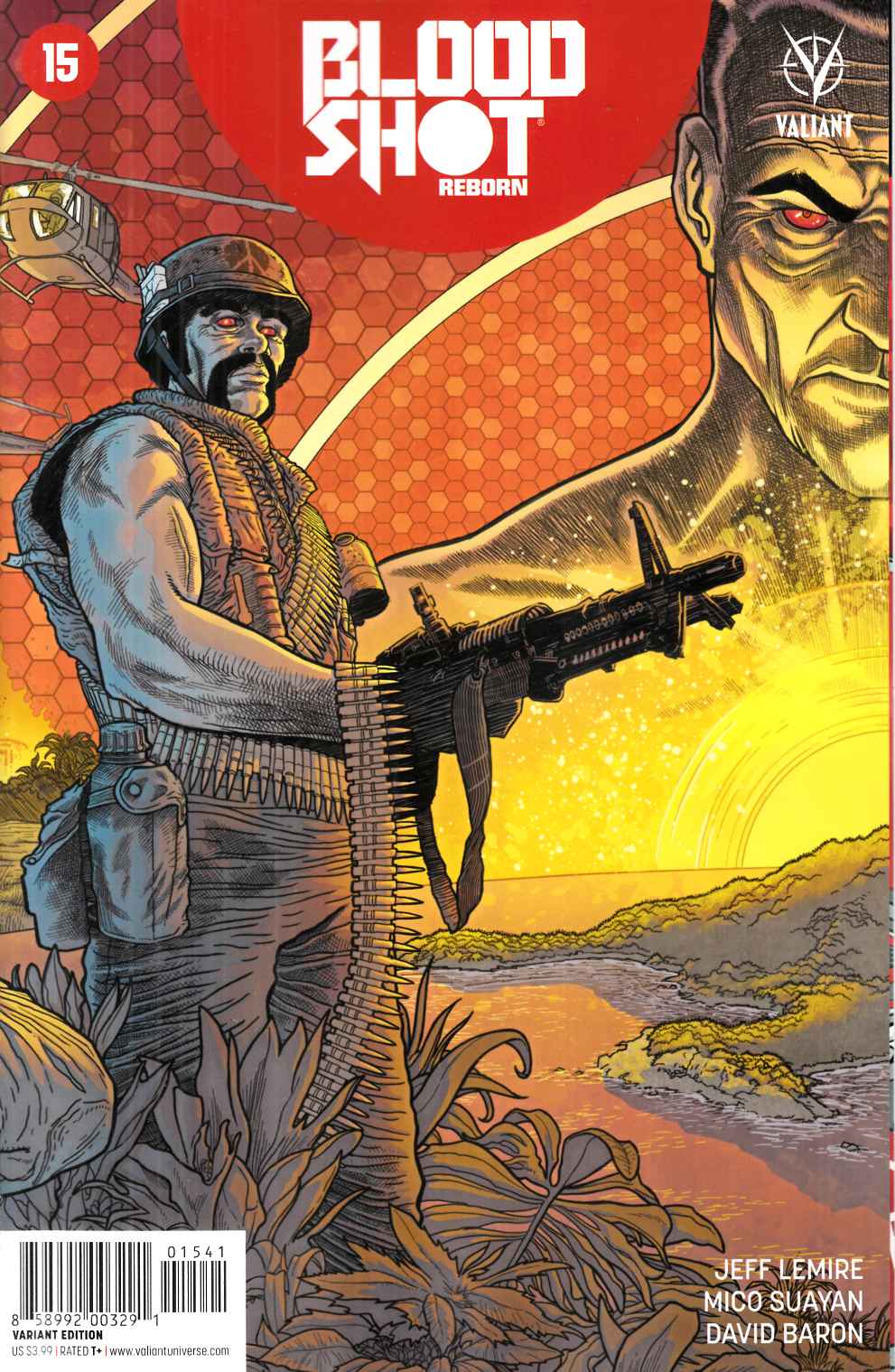 Bloodshot Reborn #15 Cover D- Interlock Bodenheim Incentive [Valiant Comic] THUMBNAIL
