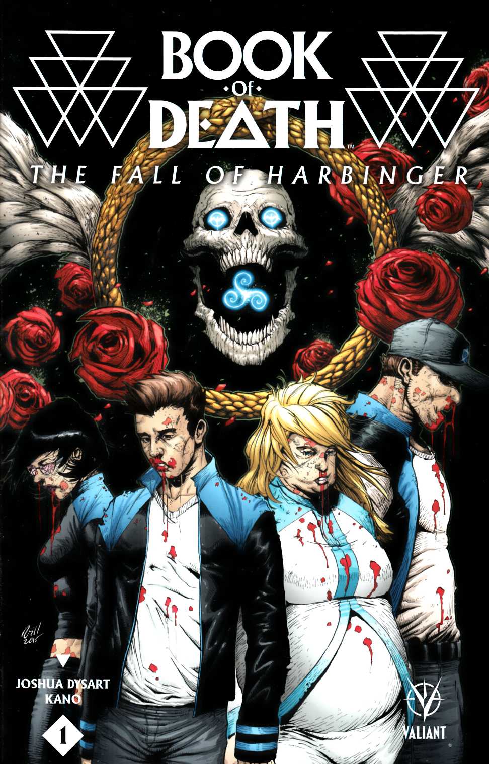 Book of Death Fall of Harbinger #1 Cover D- Gill Incentive [Valiant Comic] LARGE