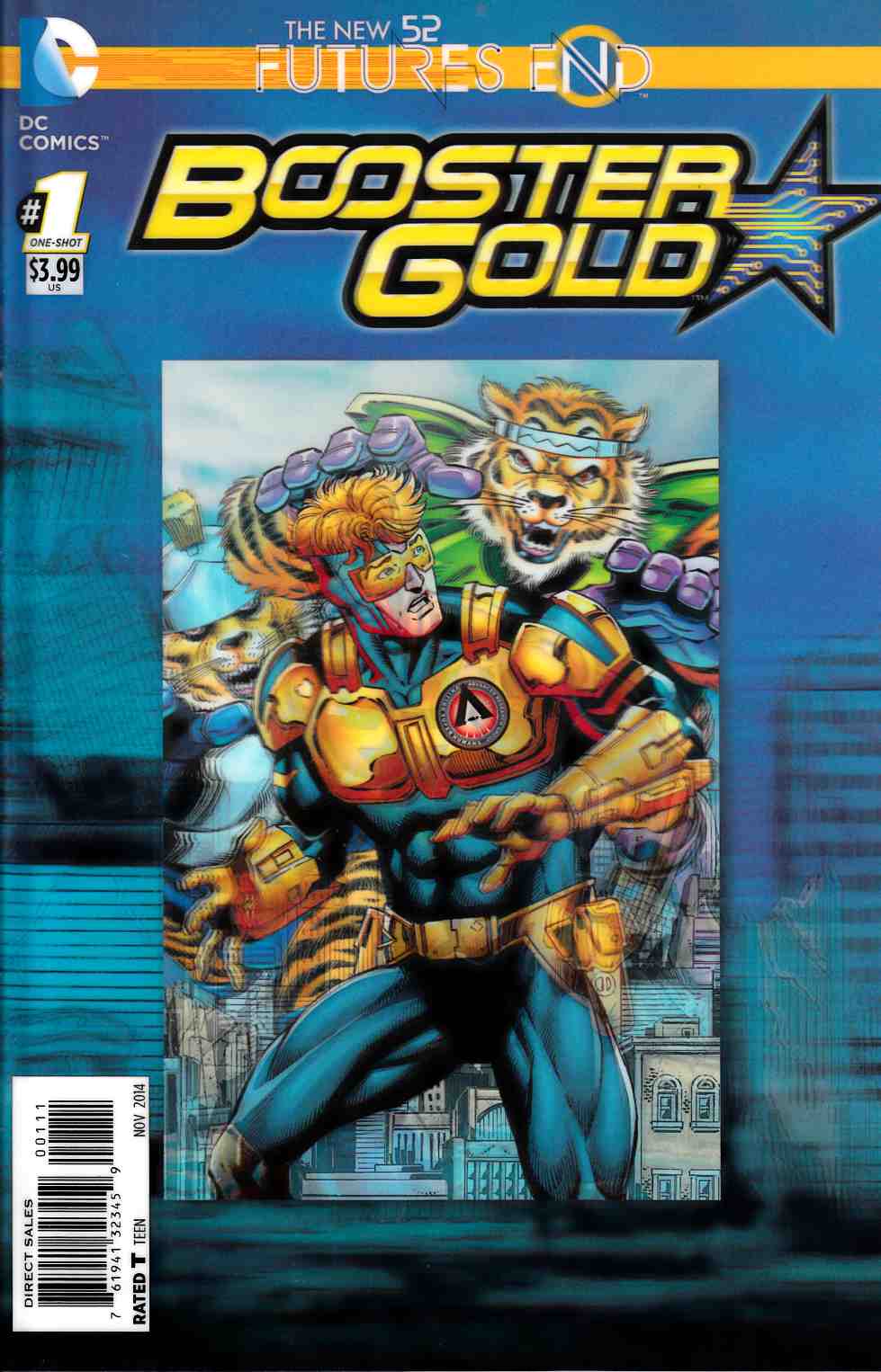 Booster Gold Futures End #1 3D Edition Near Mint (9.4) [DC Comic] LARGE