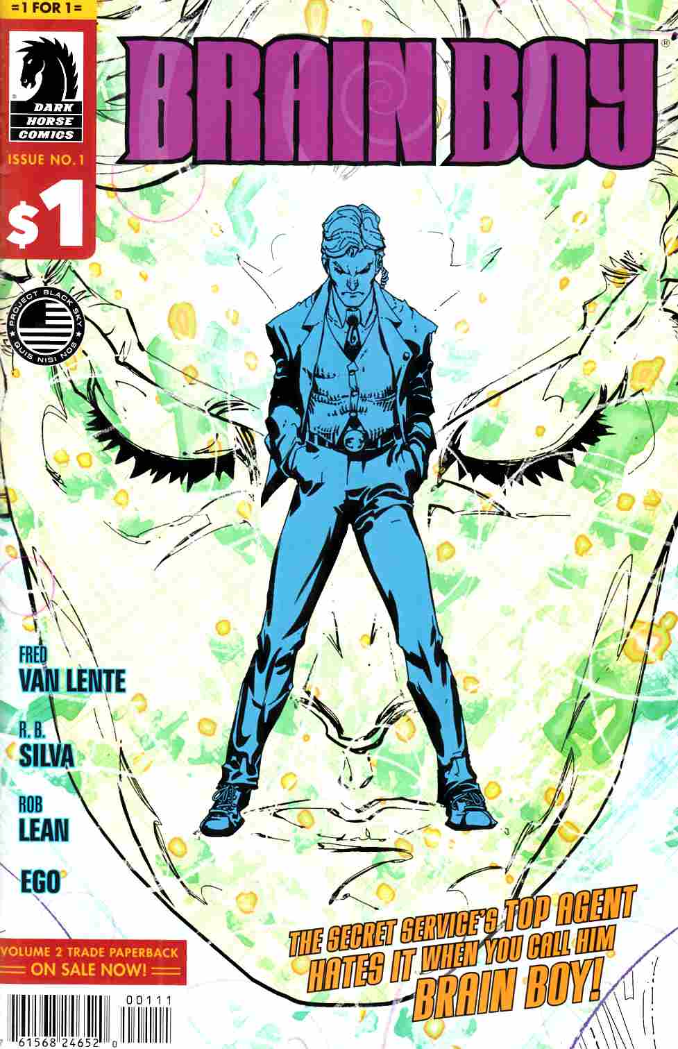 Brain Boy #1 1 for $1 Edition [Dark Horse Comic] LARGE