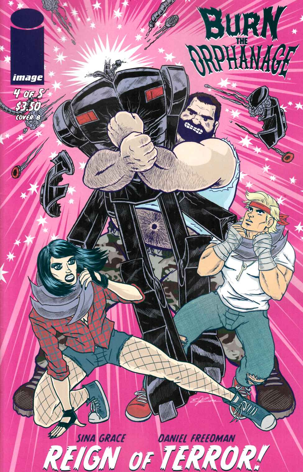 Burn the Orphanage Reign of Terror #4 Cover B- Luce [Image Comic] THUMBNAIL