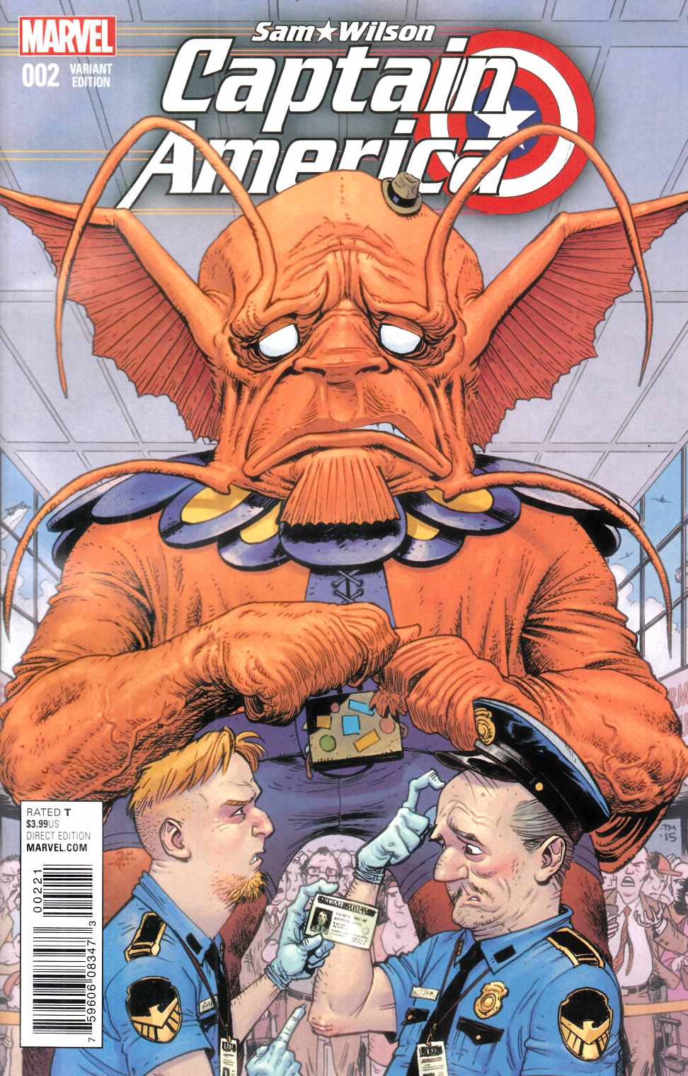 Captain America Sam Wilson #2 Kirby Monster Variant Cover [Marvel Comic] THUMBNAIL