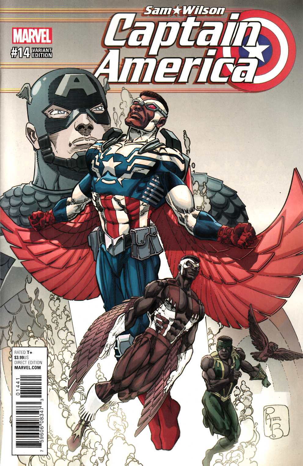 Captain America Sam Wilson #14 Broderick Classic Variant Cover [Marvel Comic] THUMBNAIL