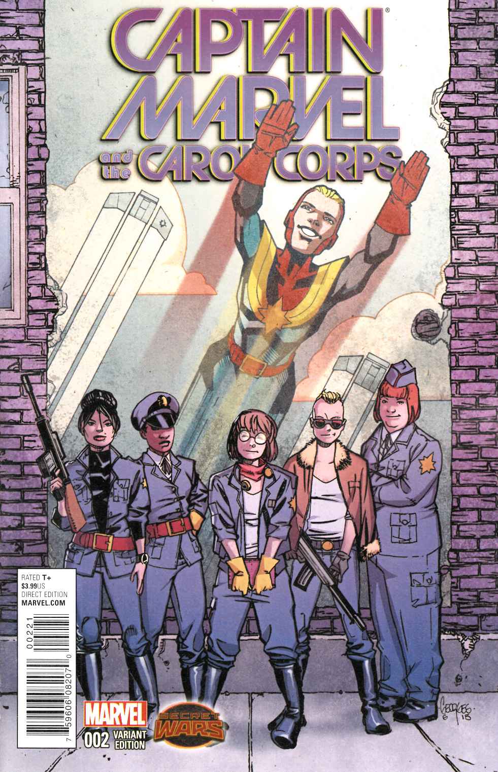 Captain Marvel and Carol Corps #2 Jeanty Variant Cover [Marvel Comic] LARGE