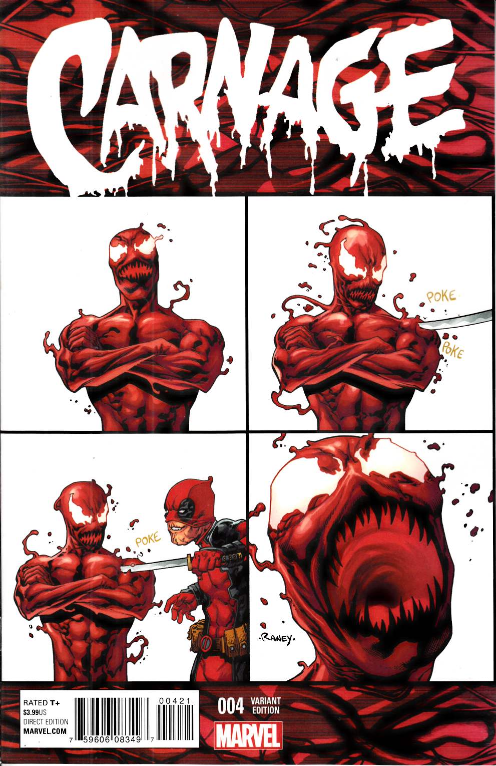 Carnage #4 Deadpool Variant Cover [Marvel Comic]