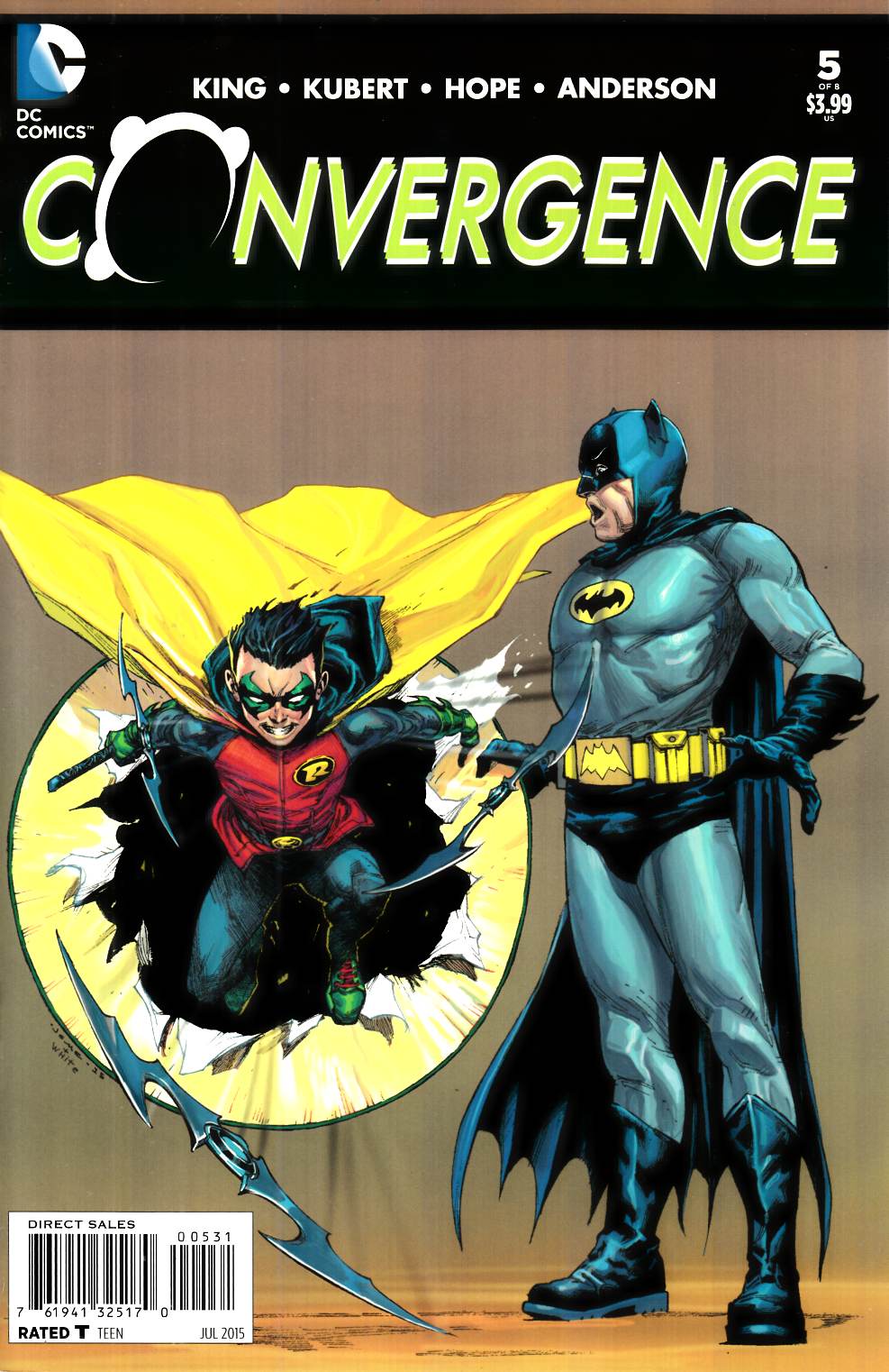 Convergence #5 Opena Variant Cover Very Fine (8.0) [DC Comic] THUMBNAIL