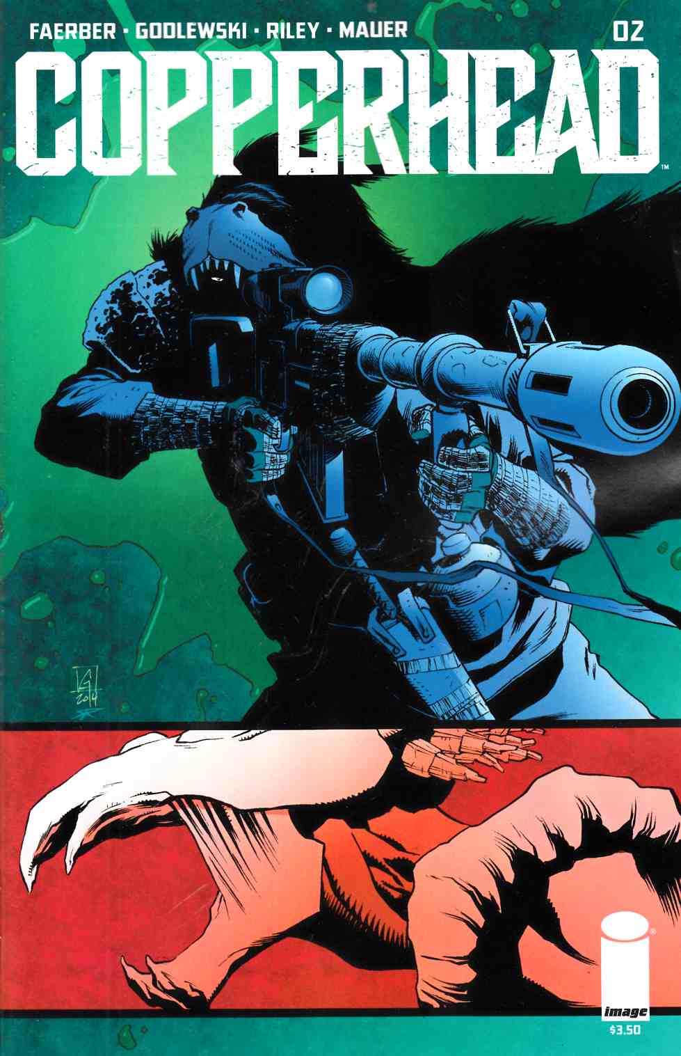 Copperhead #2 Near Mint (9.4) [Image Comic] THUMBNAIL