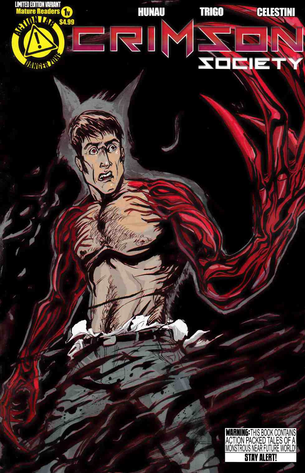 Crimson Society #1 Logan Variant Cover [Danger Zone Comic] THUMBNAIL