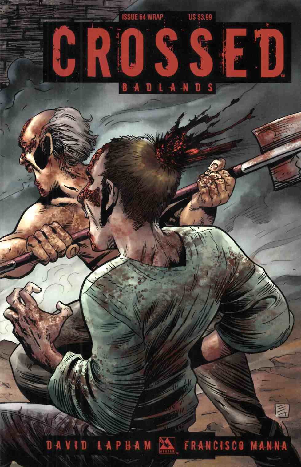 Crossed Badlands #64 Wrap Cover [Avatar Comic] LARGE