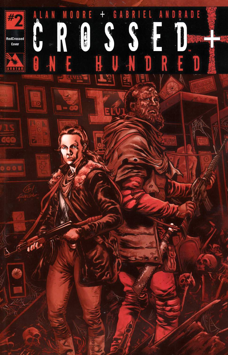 Crossed Plus 100 #2 Red Crossed Incentive Cover [Avatar Comic] THUMBNAIL