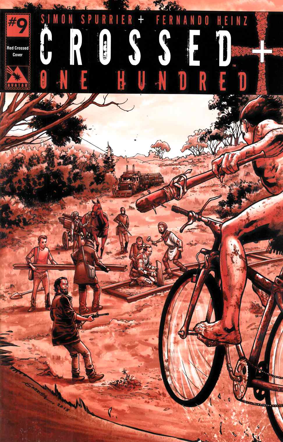 Crossed Plus 100 #9 Red Crossed Order Cover Incentive [Avatar Comic] LARGE