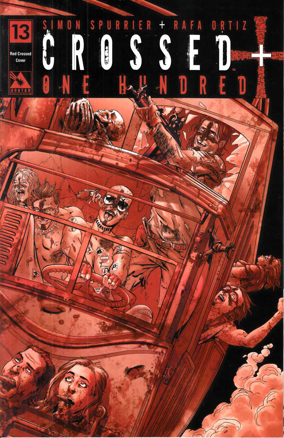 Crossed Plus 100 #13 Red Crossed Incentive Cover [Avatar Comic] LARGE