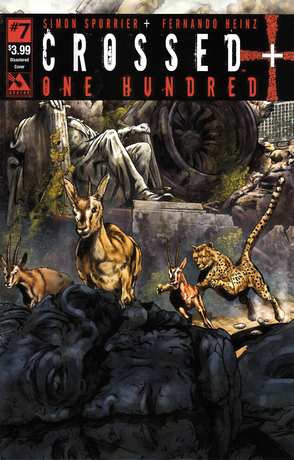 Crossed Plus 100 #7 Disastered Cover [Avatar Comic] LARGE