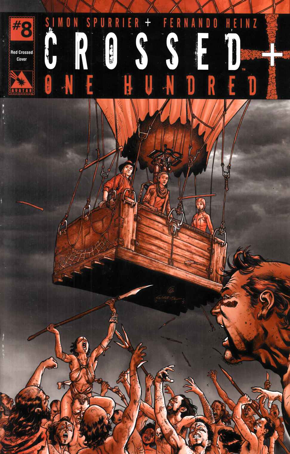 Crossed Plus 100 #8 Red Crossed Incentive Cover [Avatar Comic] LARGE