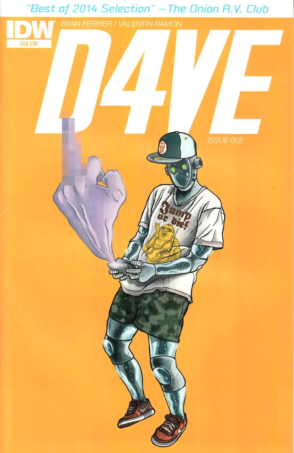 D4Ve #2 Subscription Cover [IDW Comic] LARGE