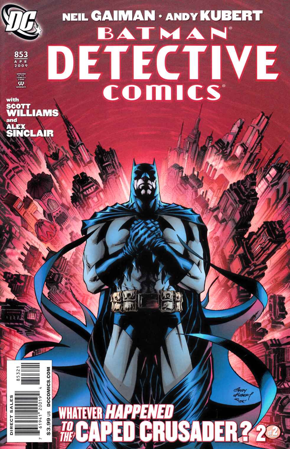 Detective Comics #853 Kubert Variant Cover Near Mint (9.4) [DC Comic] LARGE
