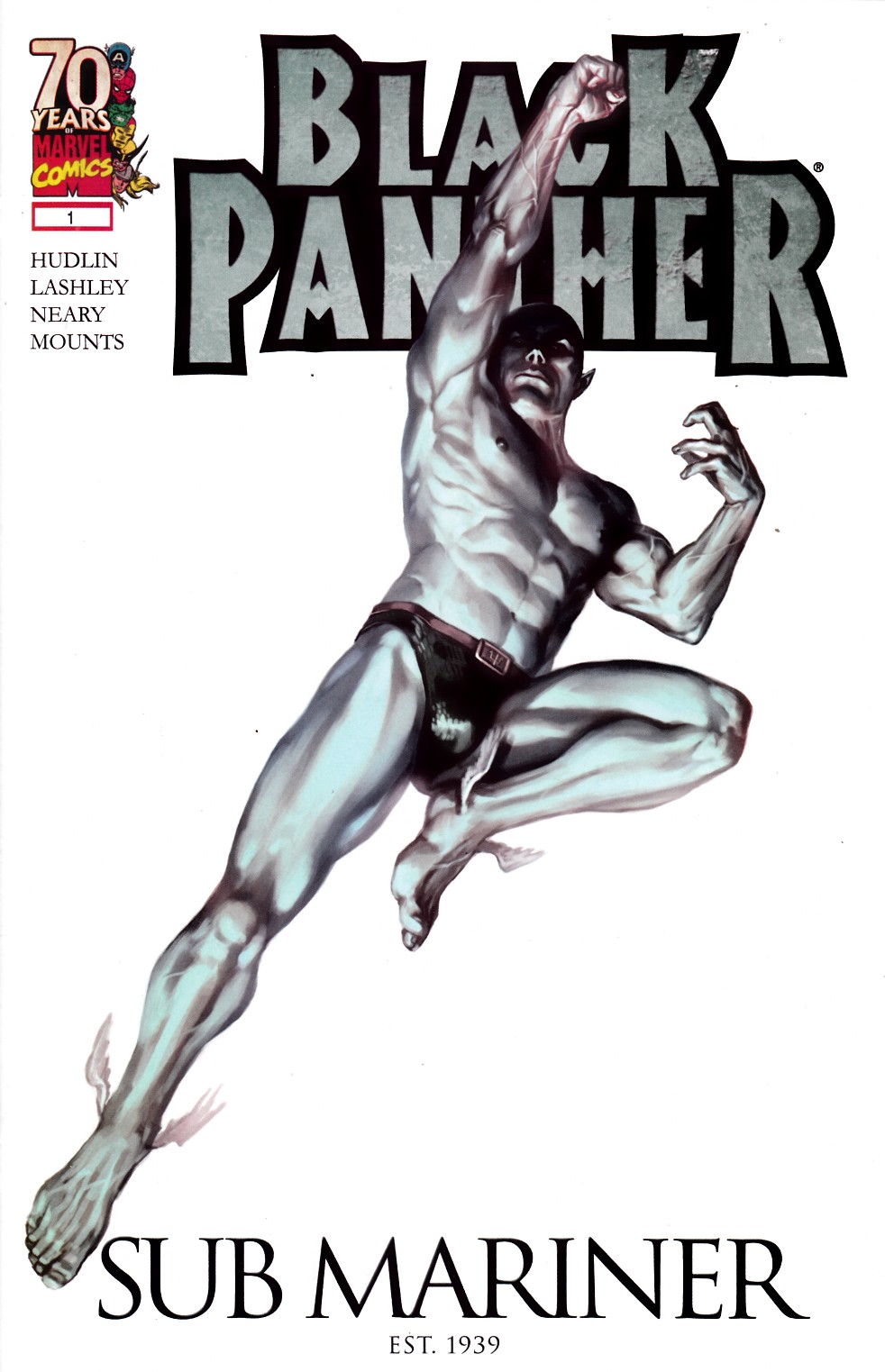 Black Panther #1 Marvels 70th Anniversary Variant Cover Near Mint (9.4) [Marvel Comic] THUMBNAIL