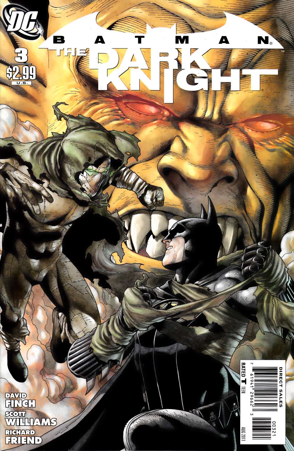 Batman the Dark Knight #3 Clarke Variant Cover Near Mint (9.4) [DC Comic] THUMBNAIL