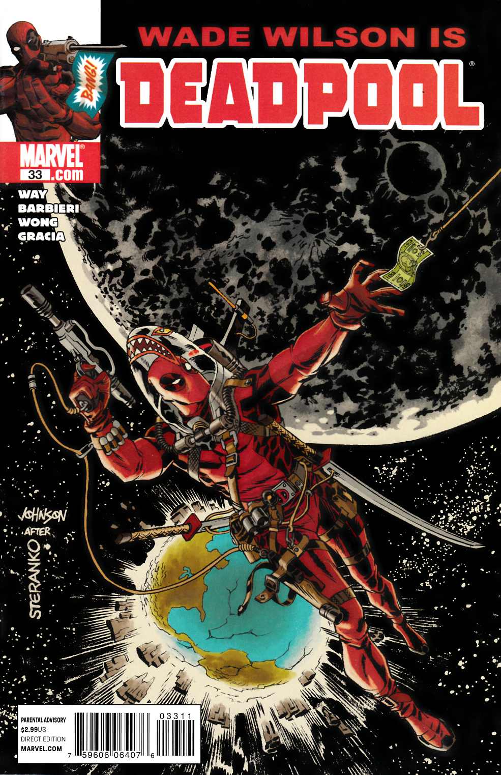 Deadpool #33 Near Mint (9.4) [Marvel Comic] LARGE