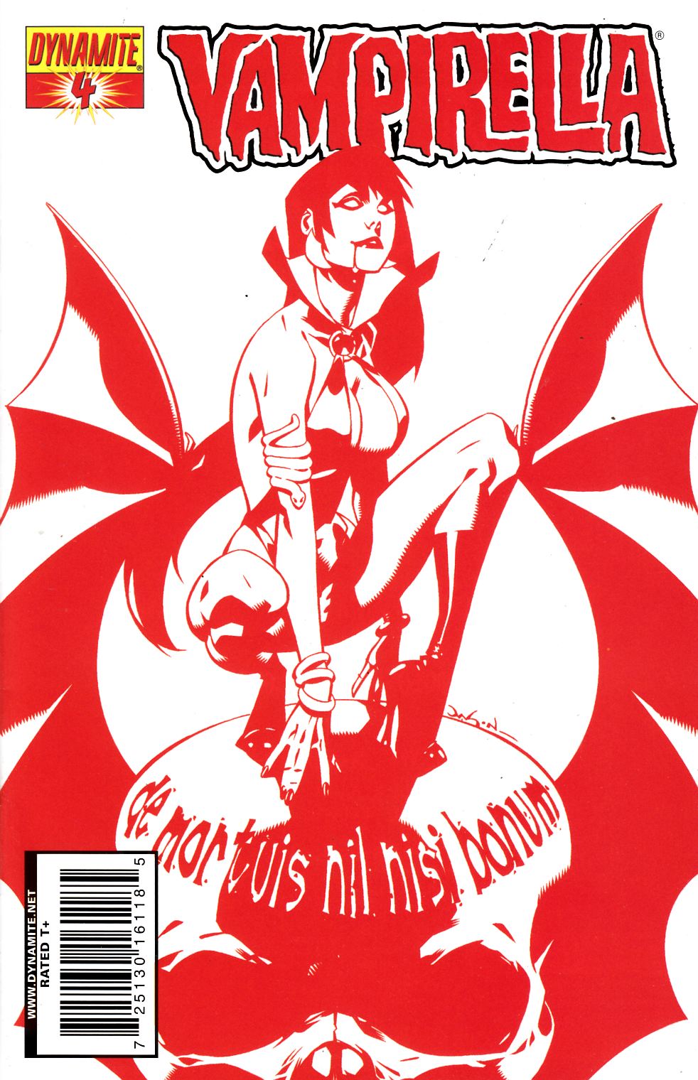 Vampirella #4 Pearson Red Variant Cover Near Mint Minus (9.2) [Dynamite Comic] THUMBNAIL