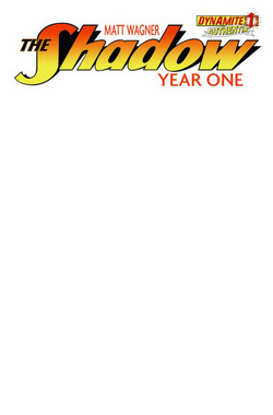 Shadow Year One #1 Blank Authentix Cover [Comic] LARGE