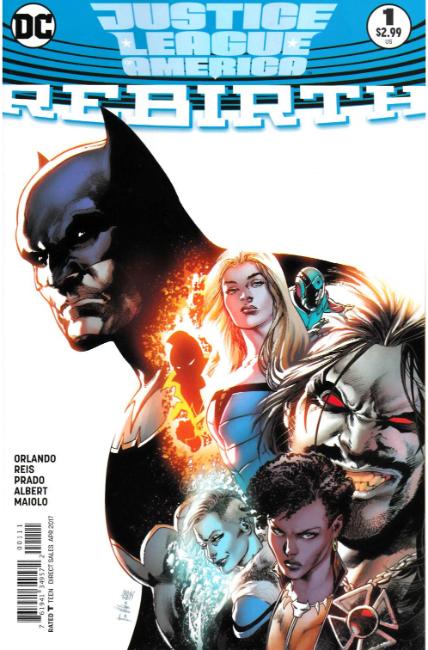 Justice League of America Rebirth #1 [DC Comic] LARGE
