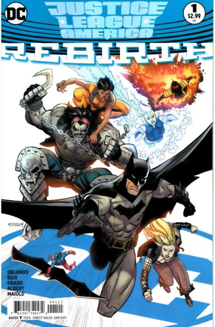 Justice League of America Rebirth #1 Ottley Variant Cover [DC Comic] THUMBNAIL