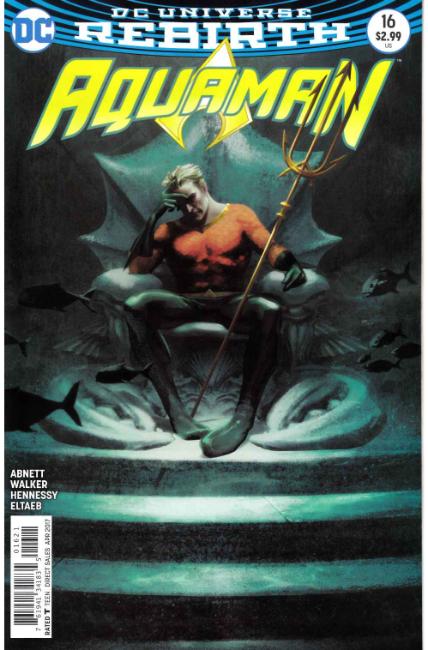 Aquaman #16 Middleton Variant Cover [DC Comic]