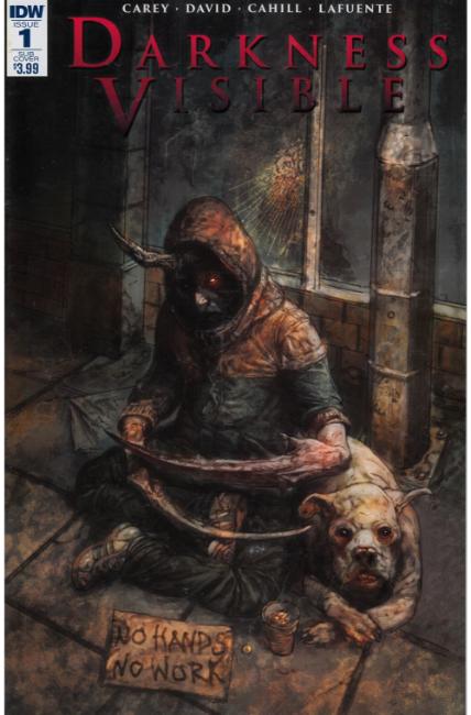 Darkness Visible #1 Subscription Cover [IDW Comic] LARGE