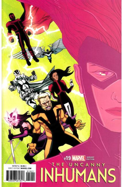 Uncanny Inhumans #19 Shalvey IVX Variant Cover [Marvel Comic] LARGE