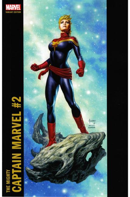 Mighty Captain Marvel #2 Jusko Corner Box Variant Cover [Marvel Comic] THUMBNAIL