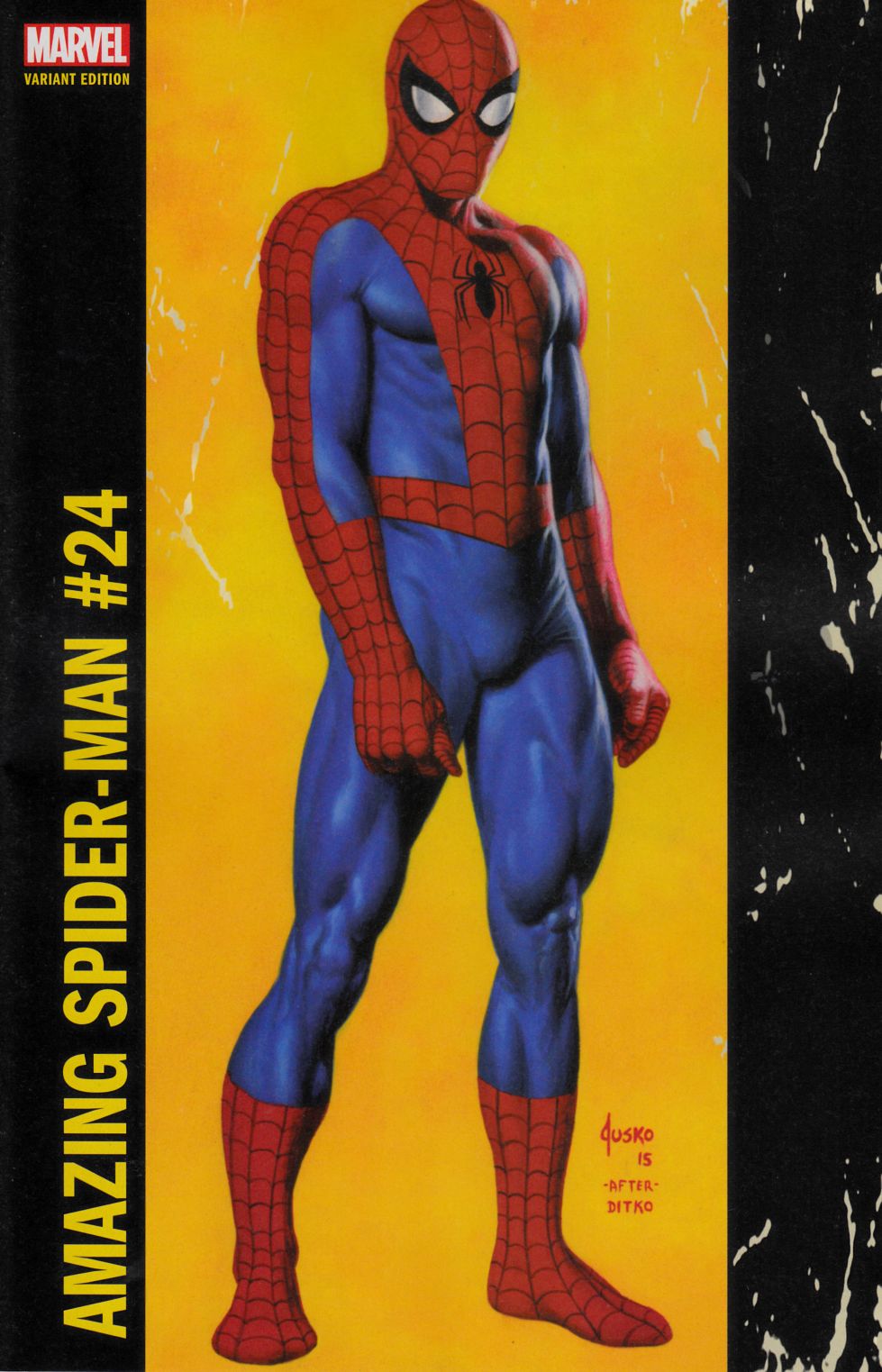 Amazing Spider-Man #24 Jusko Corner Box Variant Cover Very Fine (8.0) [Marvel Comic] THUMBNAIL