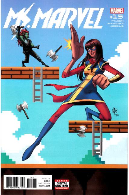 Ms Marvel #15 Near Mint (9.4) [Marvel Comic] LARGE
