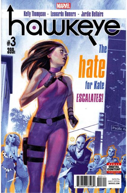 Hawkeye #3 Near Mint (9.4) [Marvel Comic] THUMBNAIL
